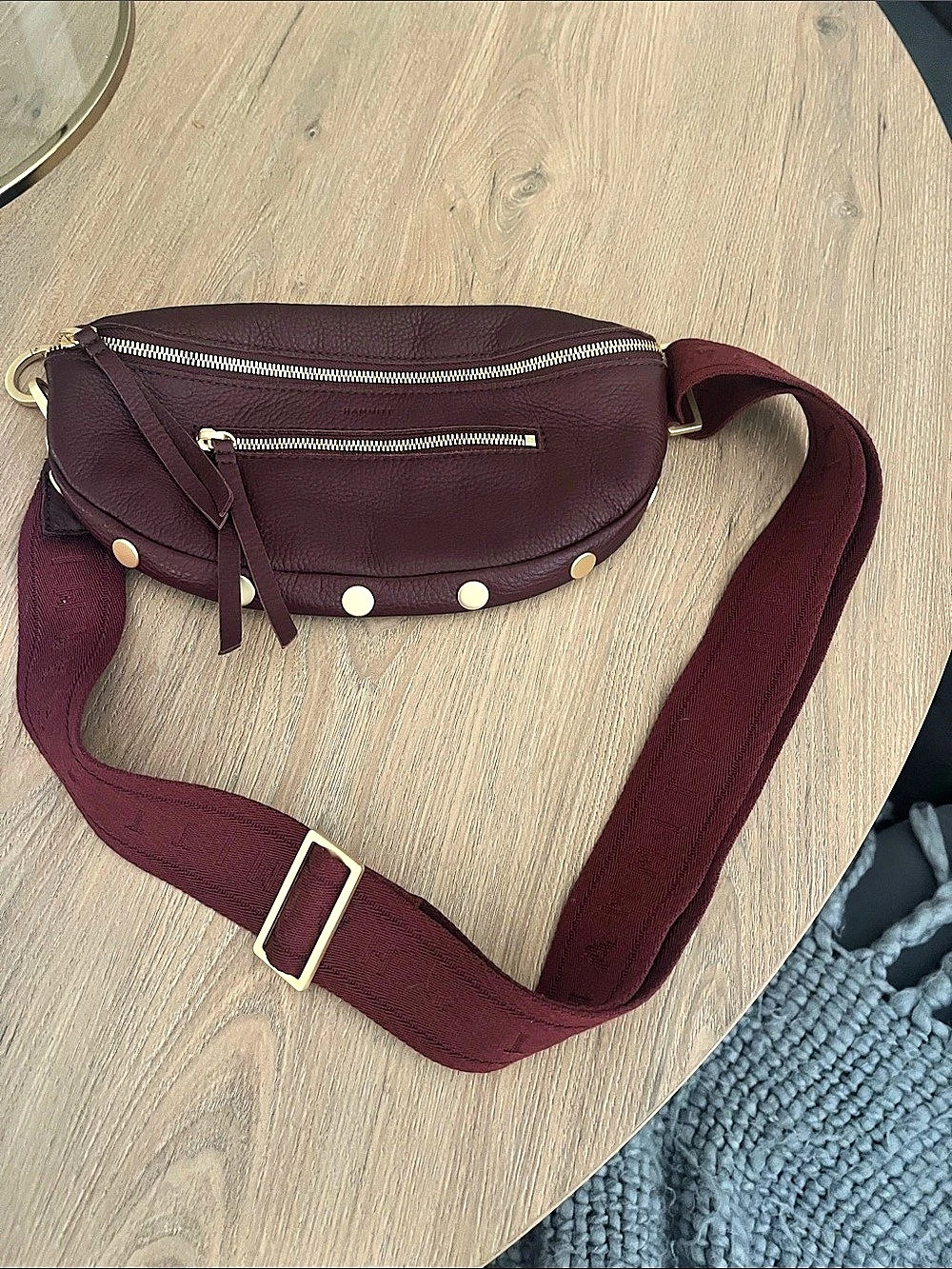 Hammitt Kyle Medium Crossbody Bag Burgundy